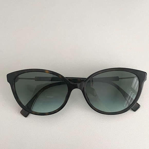 FENDI Sunglasses FF 0374/S Dark Havana/green Shaded - Picture 2 of 9